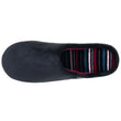 Chaussons Mules Femme Noir Rayures canard