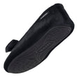 Chaussons Ballerines Femme Noir rayures