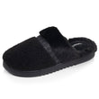 Chaussons Mules crantées Femme Noir