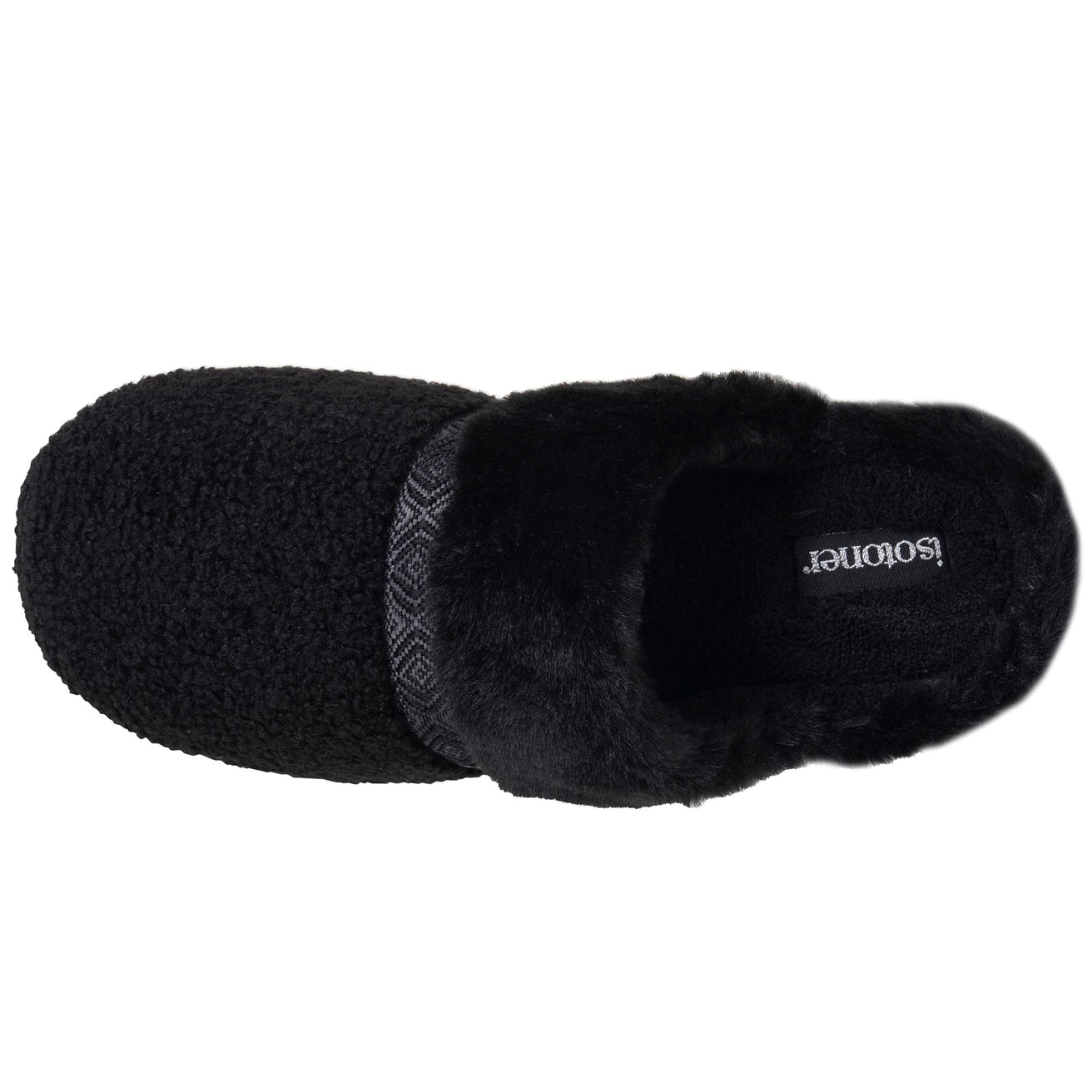 Chaussons Mules crantées Femme Noir