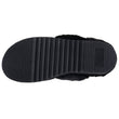 Chaussons Mules crantées Femme Noir