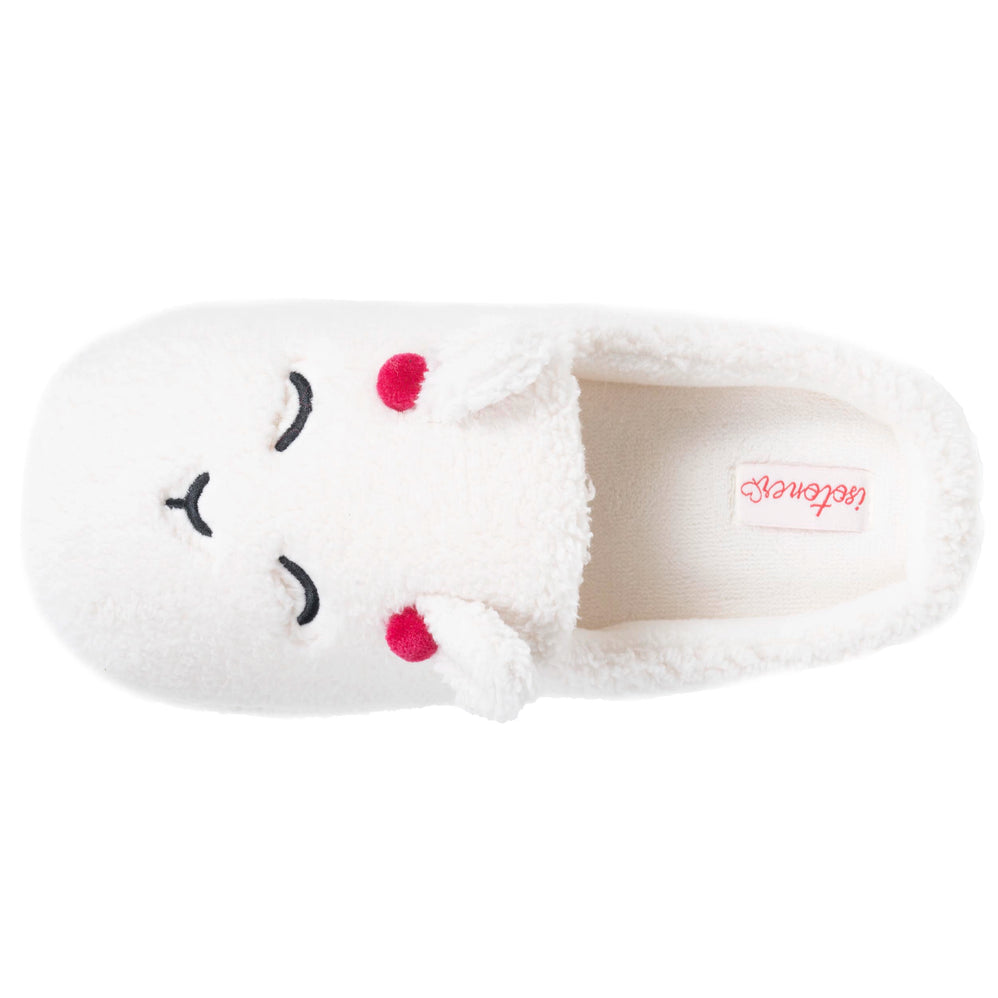 Zapatillas de casa Chinelas Mujer sherpa lama Marfíl - Isotoner