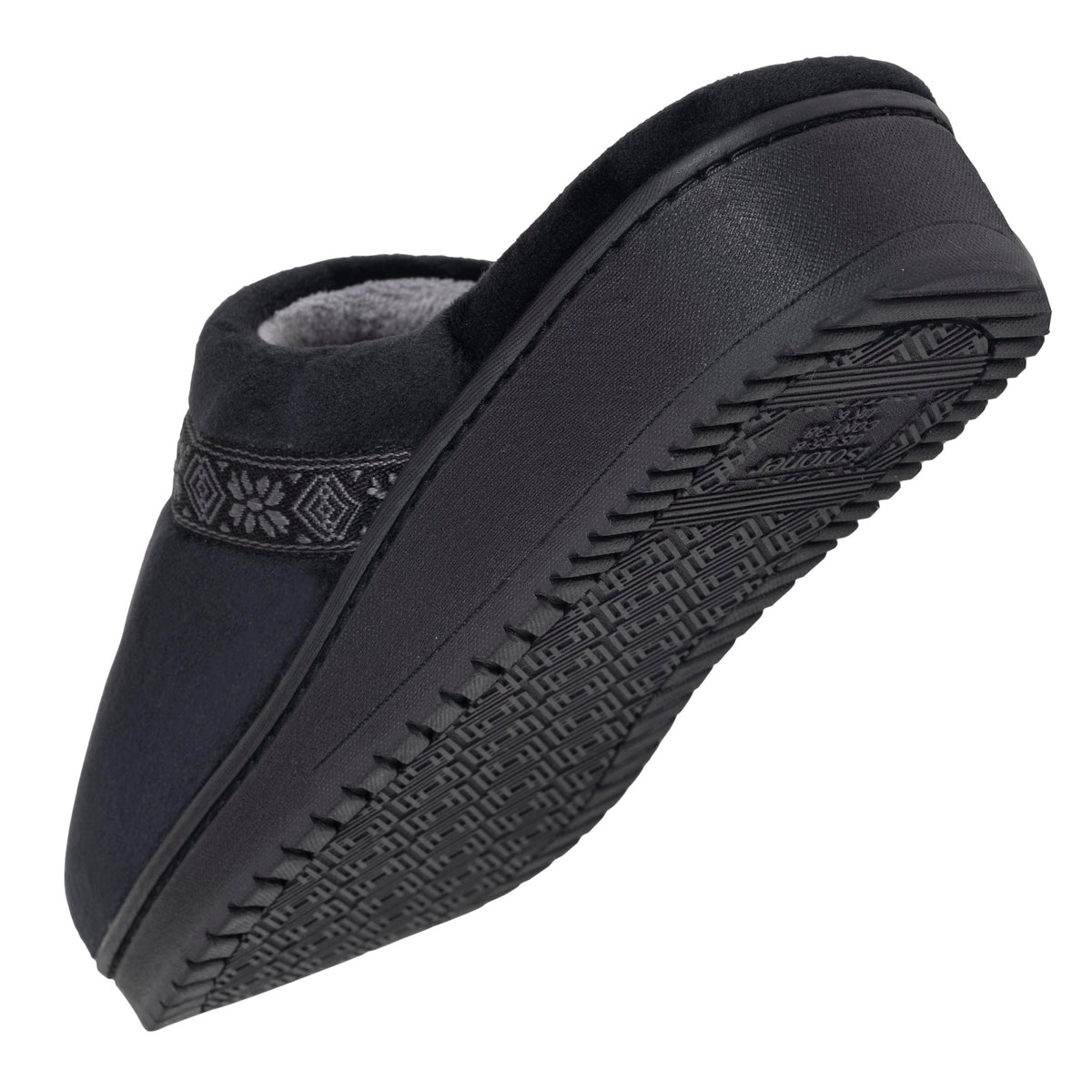 Chaussons Mules Femme talon Noir