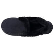 Chaussons Charentaises Femme Velours Noir
