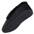 Chaussons Charentaises Femme Velours Noir