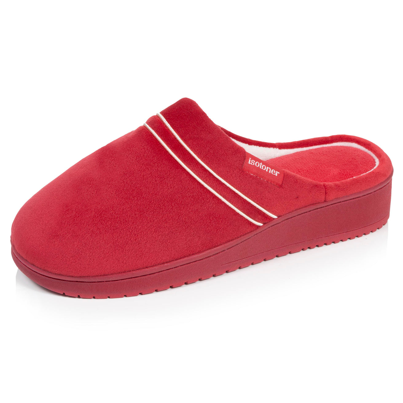 Chaussons Mules Femme talon Rouge
