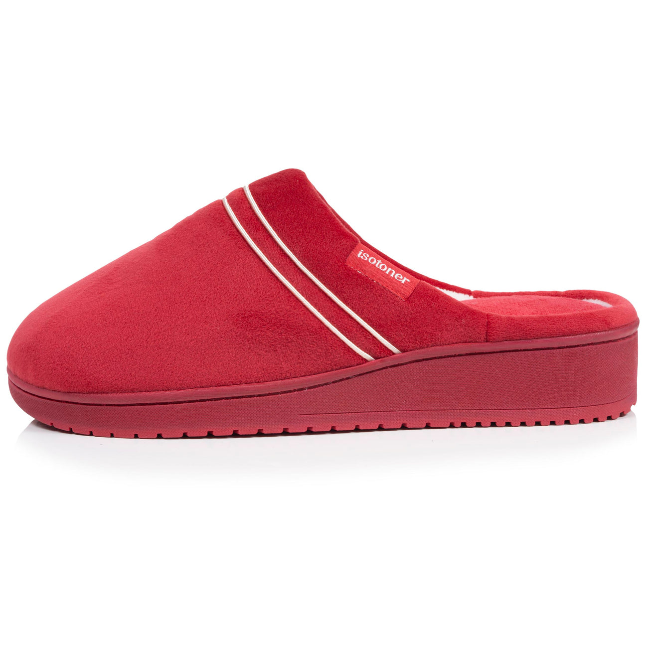 Chaussons Mules Femme talon Rouge