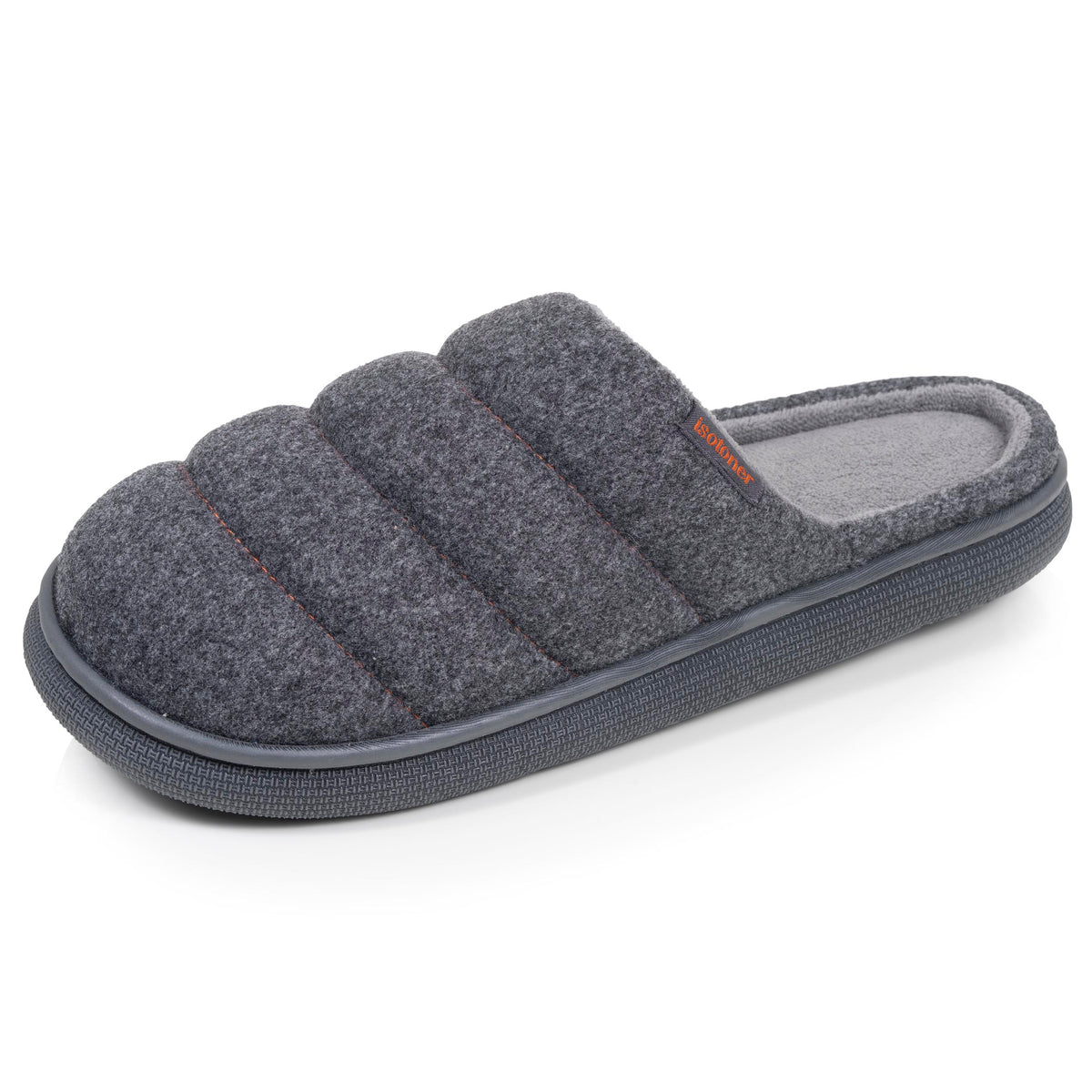 Chaussons Mules Homme BLOUP Chiné Gris