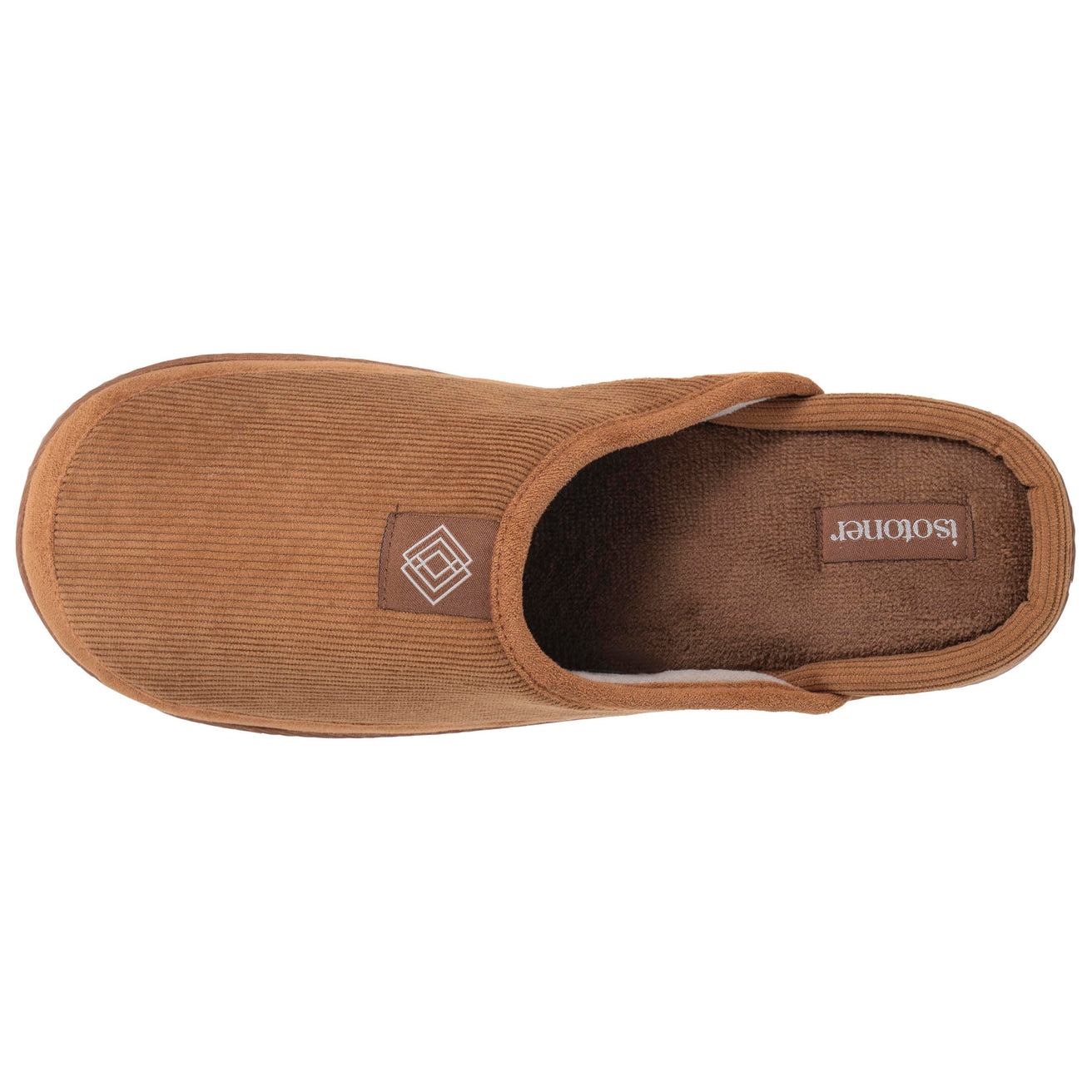 Chaussons Mules Homme Camel semelle crantée