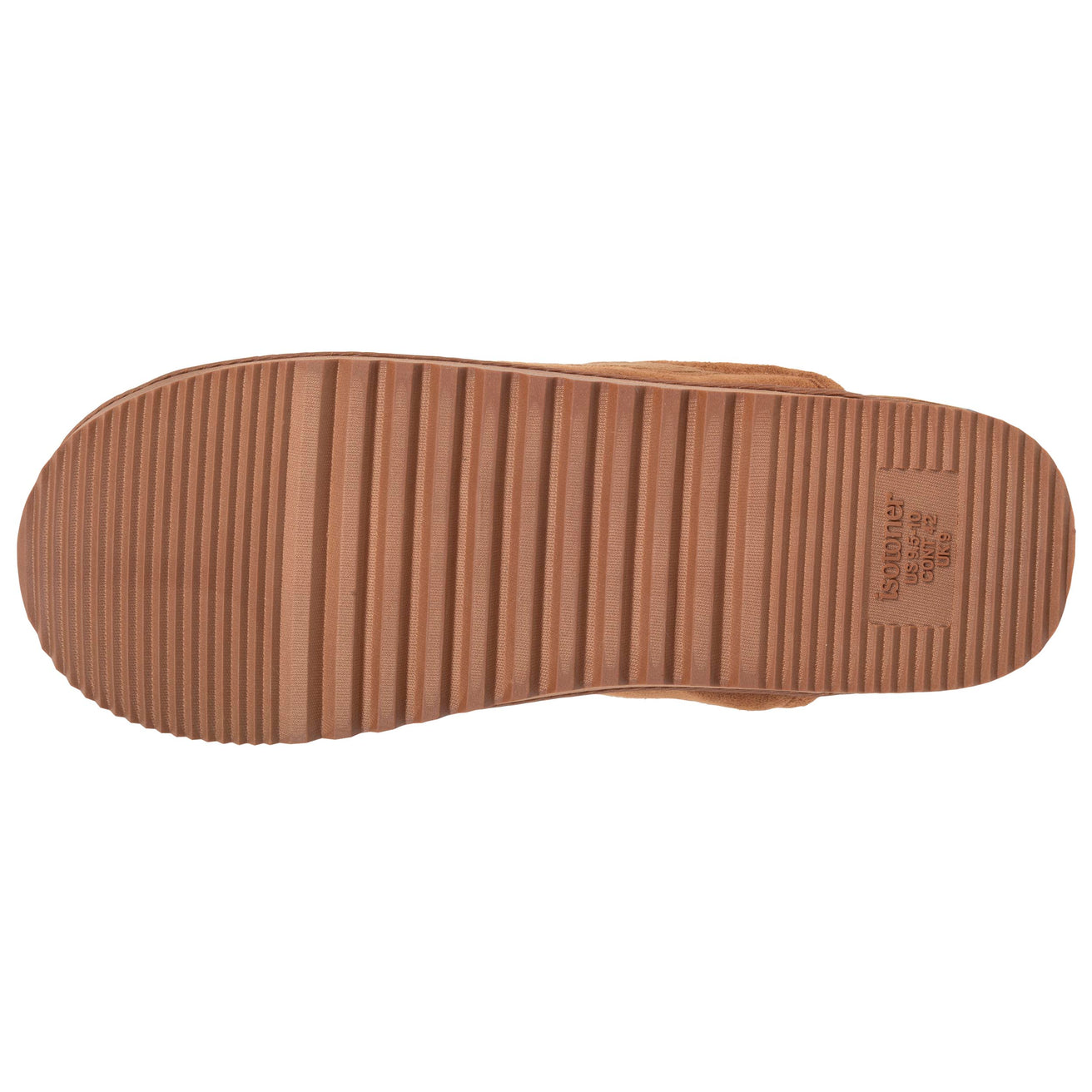 Chaussons Mules Homme Camel semelle crantée