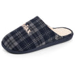Zapatillas de casa chinelas Hombre Tartán marino