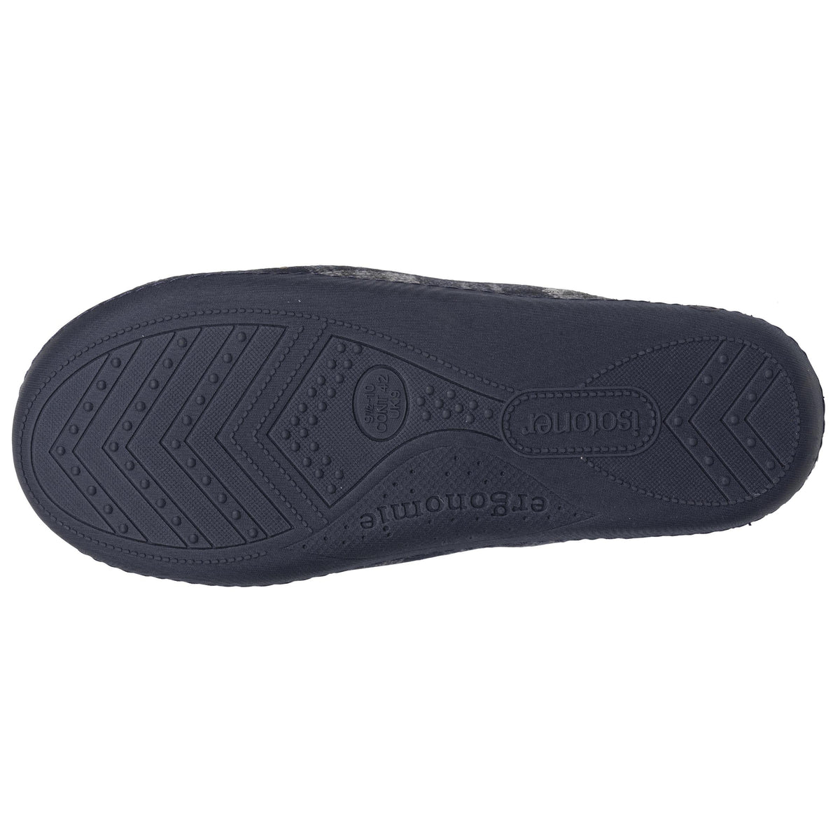 Zapatillas de casa chinelas Hombre Tartán marino