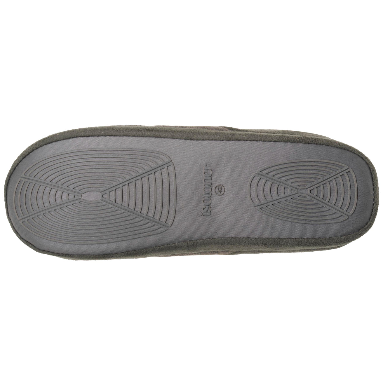 Chaussons Mules Homme polaire Kaki chiné