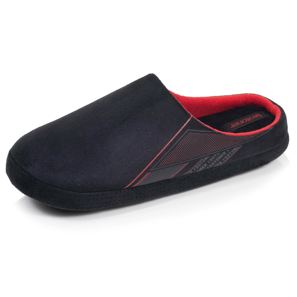 Zapatillas de casa Chinelas Hombre ante Negro - Isotoner
