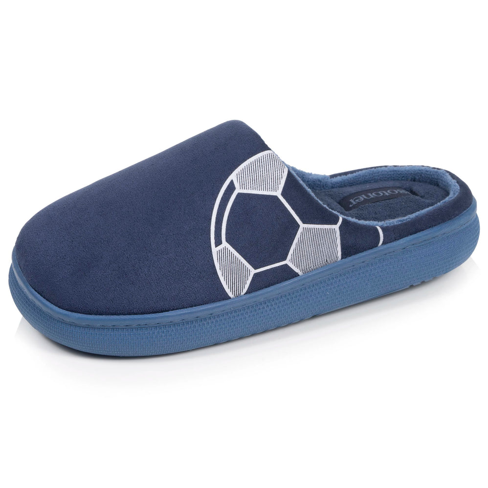 Chaussons Mules Junior BLOUP Marine - Isotoner