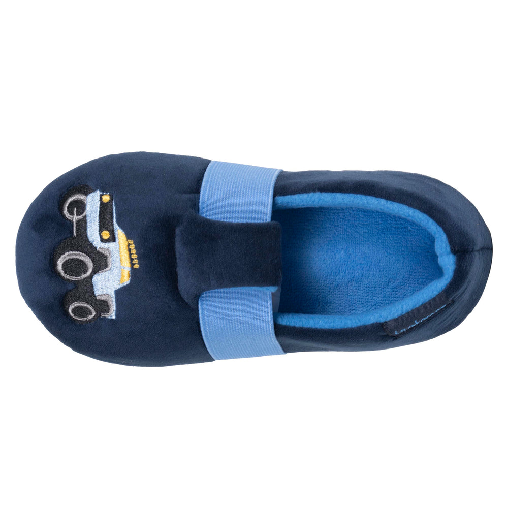 Zapatillas de casa Slipper Niños terciopelo Marino - Isotoner