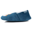 Chaussons Slippers Enfant velours renard Bleu