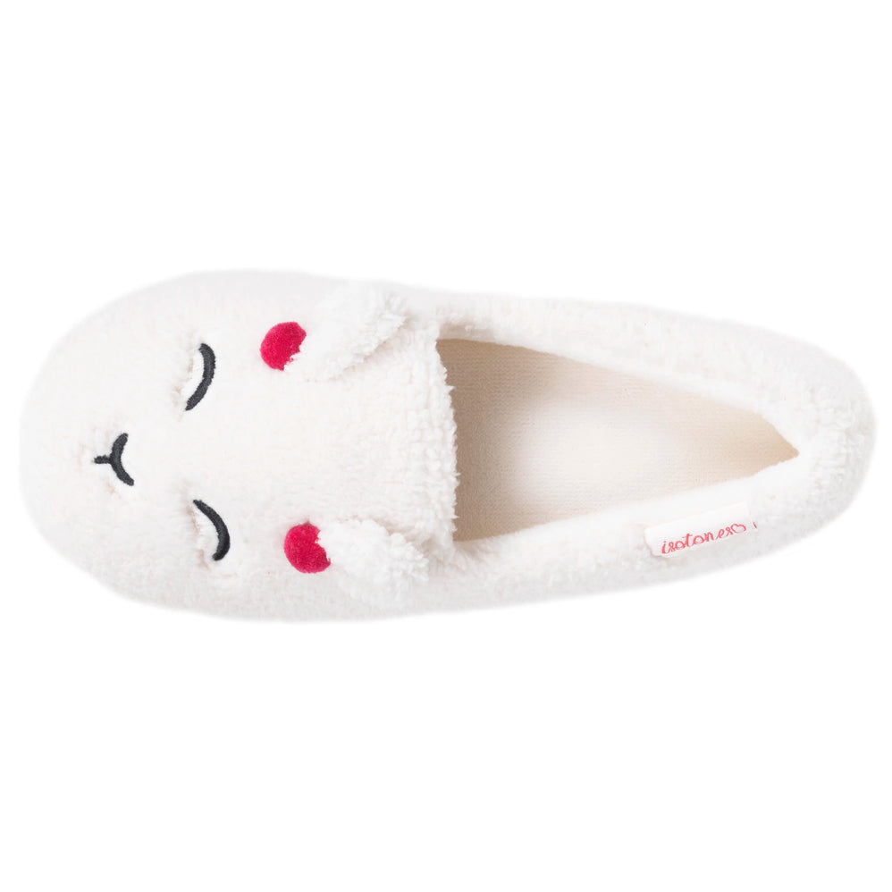 Zapatillas de casa Slippers Mujer sherpa lama Marfíl - Isotoner