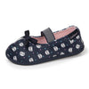 Chaussons ballerines Enfant Fleurs marine - Isotoner