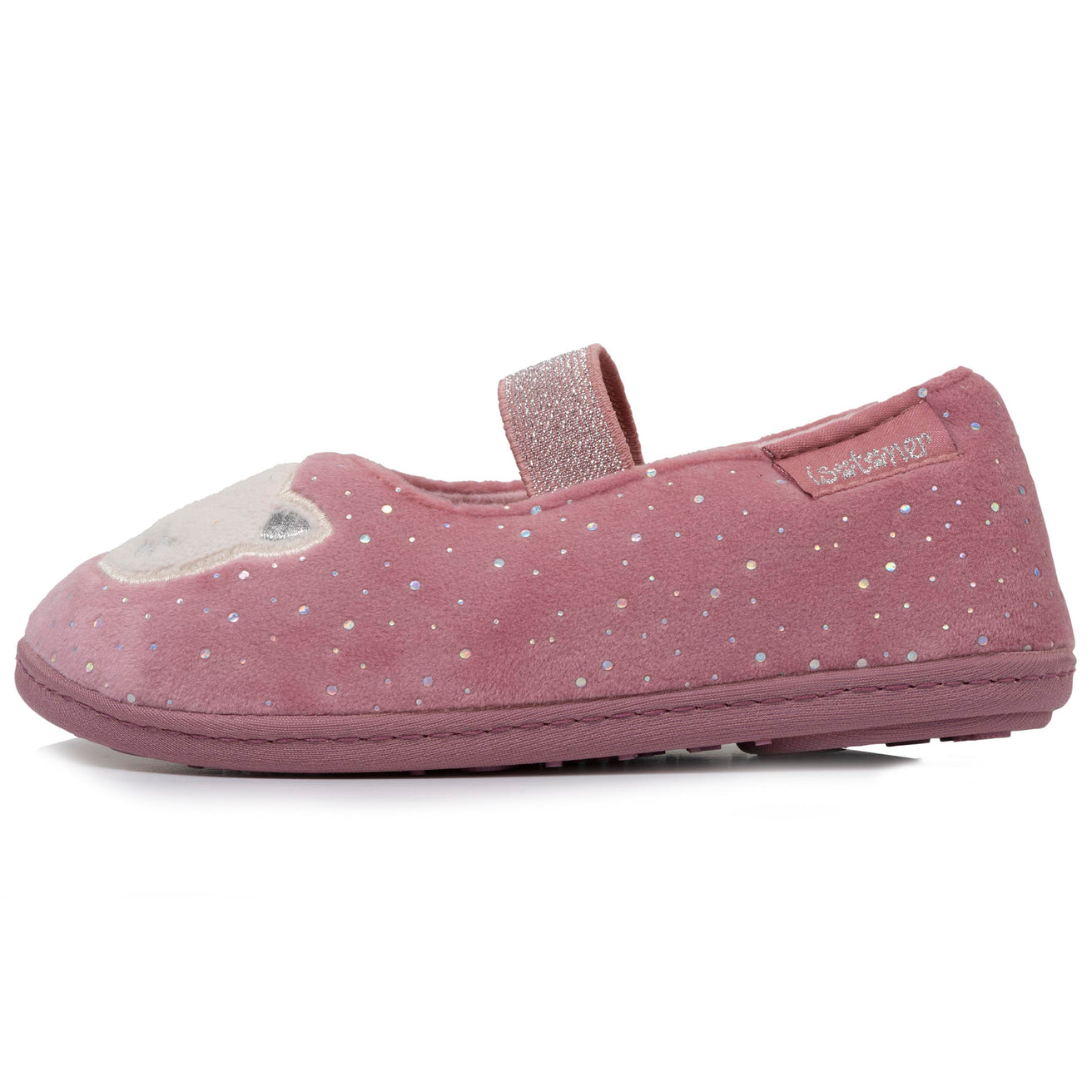 Chaussons ballerines Enfant Rose Chat