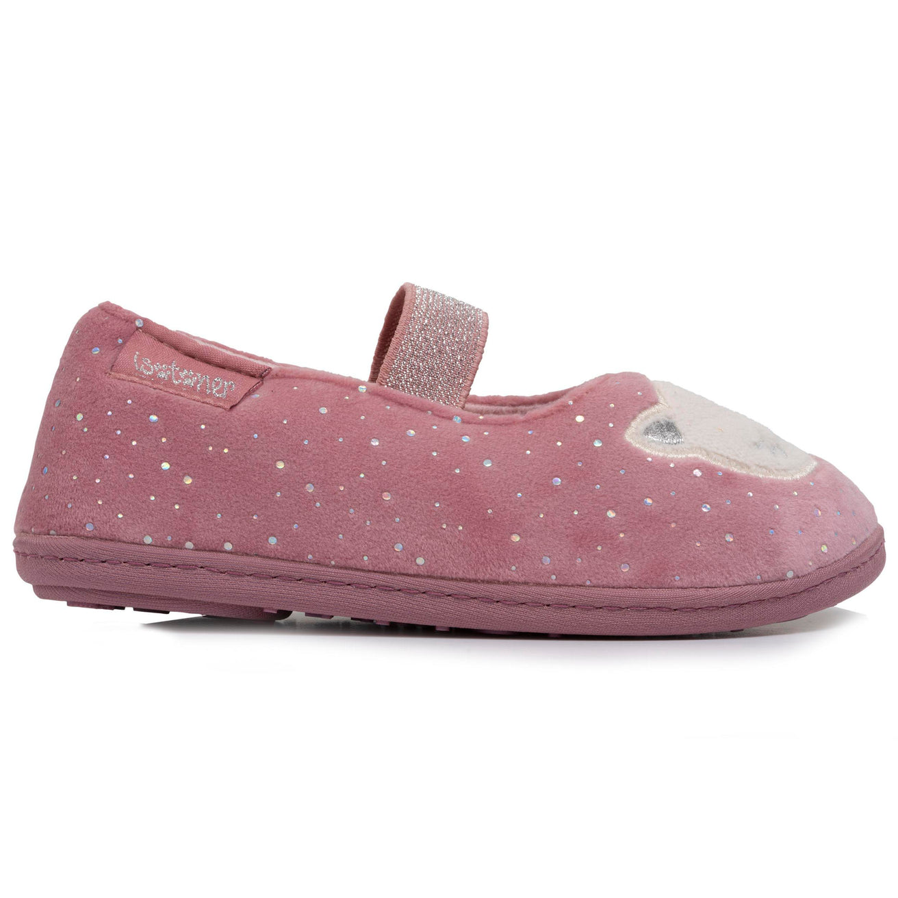 Chaussons ballerines Enfant Rose Chat