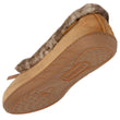 Chaussons ballerines Femme Camel Brillants