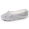 Chaussons-ballerines-Femme-Chat-Gris-texture-Isotoner-67646_AA1_1