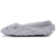 Chaussons ballerines Femme Chat Gris texturé