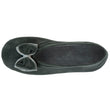 Chaussons ballerines Femme Double nœud Sauge