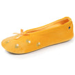 Zapatillas de casa Mujer Gran lazo Amarillo flores