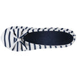 Zapatillas de casa bailarinas Mujer Lazo Rayas Azul
