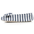 Zapatillas de casa bailarinas Mujer Lazo Rayas Azul