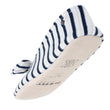 Zapatillas de casa bailarinas Mujer Lazo Rayas Azul