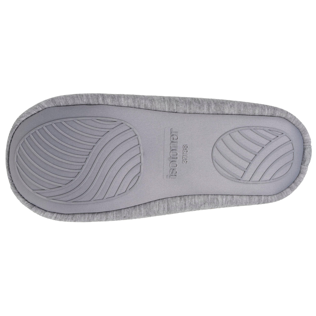 Chaussons ballerines Femme Gris nœud satiné