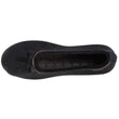 Chaussons ballerines Femme Noir beige