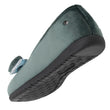 Chaussons ballerines Femme Sauge noeud irisé