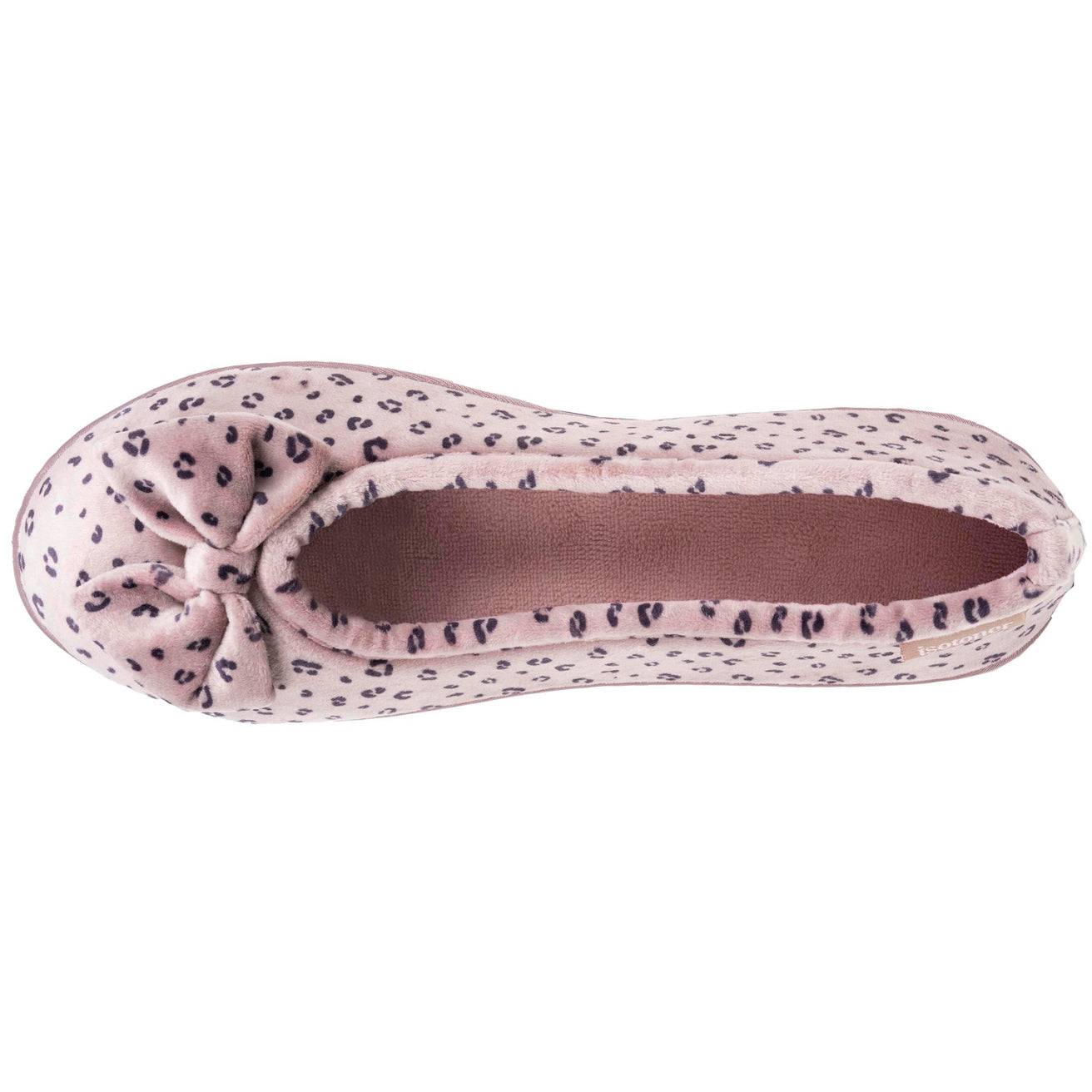 Chaussons ballerines Femme ergonomiques Léopard blush