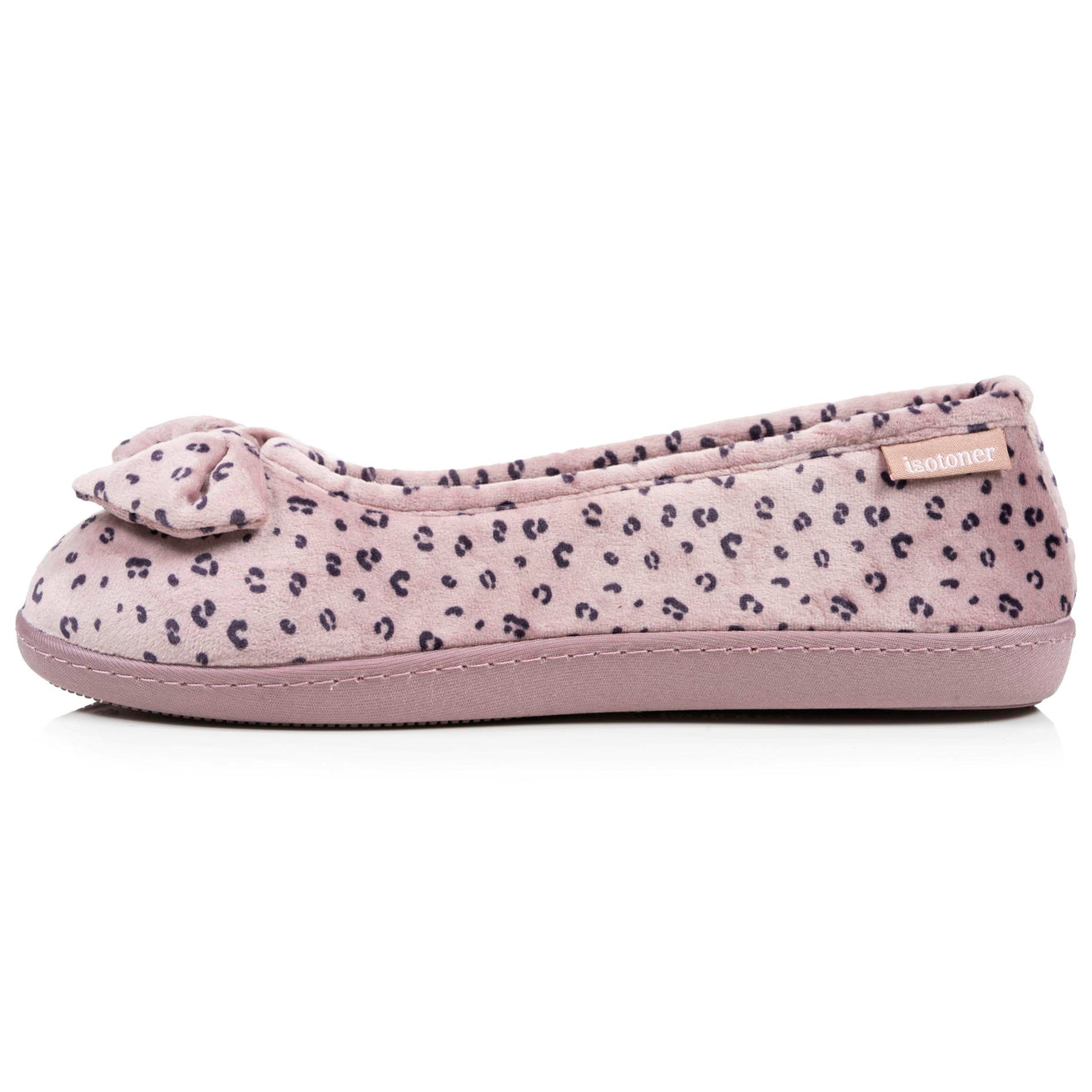Chaussons ballerines Femme ergonomiques Léopard blush