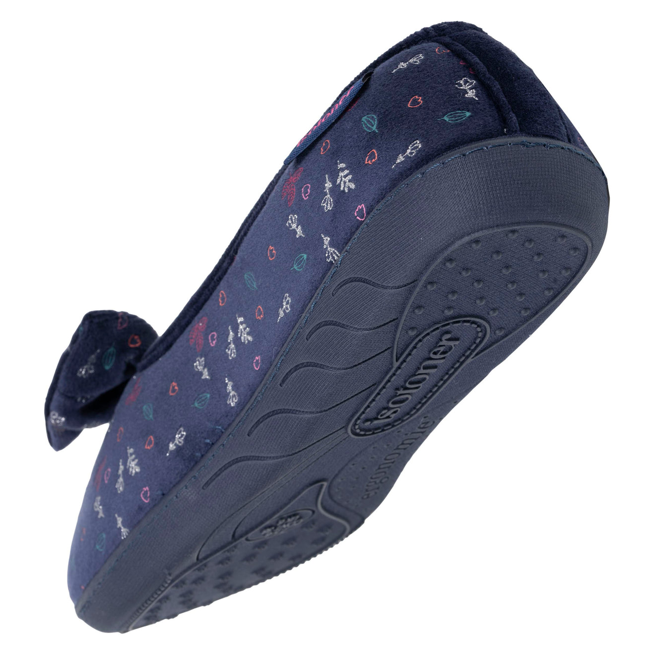 Chaussons ballerines Femme ergonomiques Marine