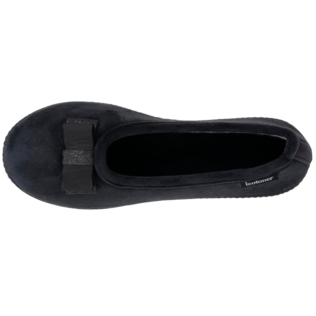 Chaussons ballerines Femme ergonomiques Noir