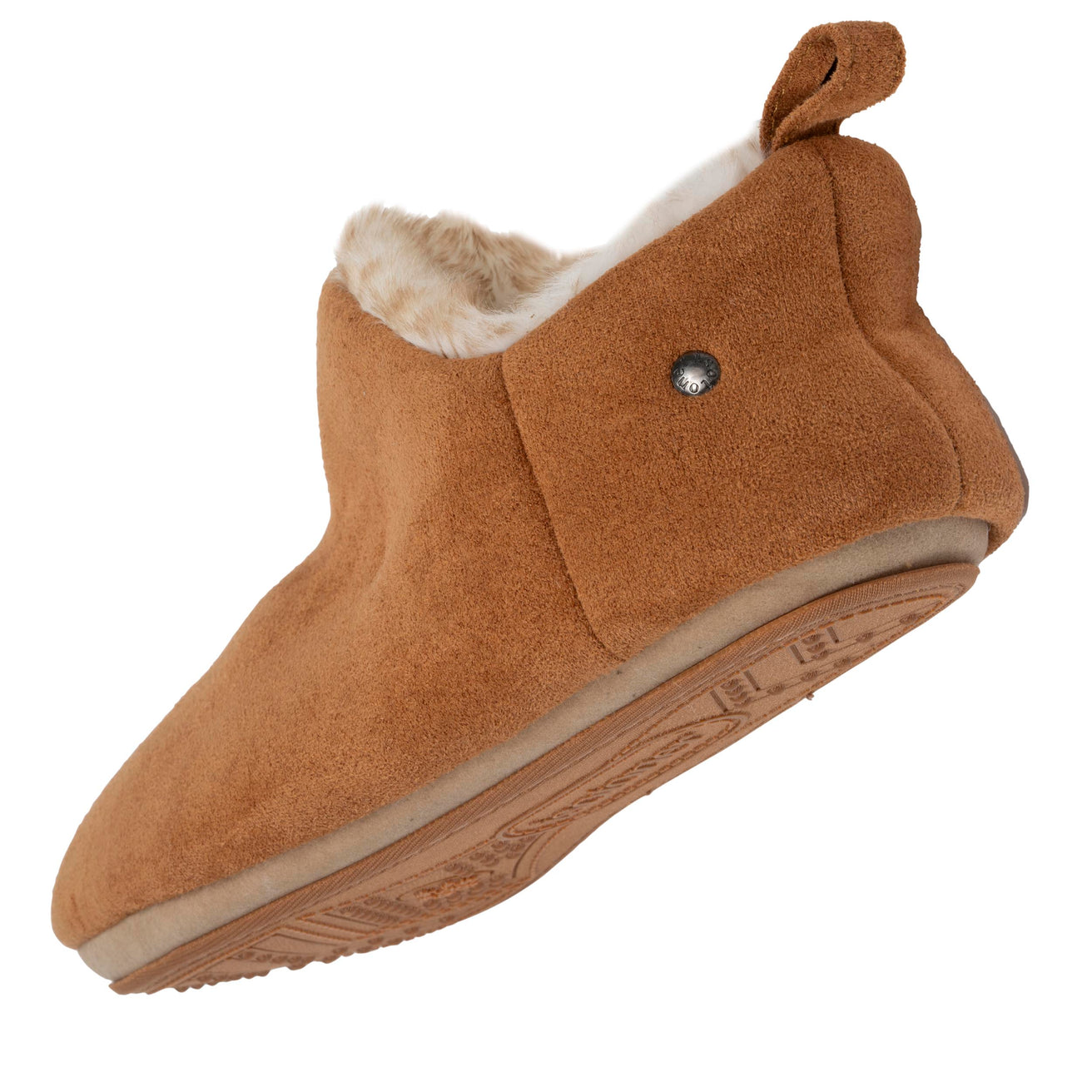 Chaussons bottillons bas Femme Camel