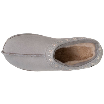 Chaussons botillons bas Femme cuir Gris - Isotoner
