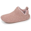 Chaussons bottillons bas Femme Rose chiné