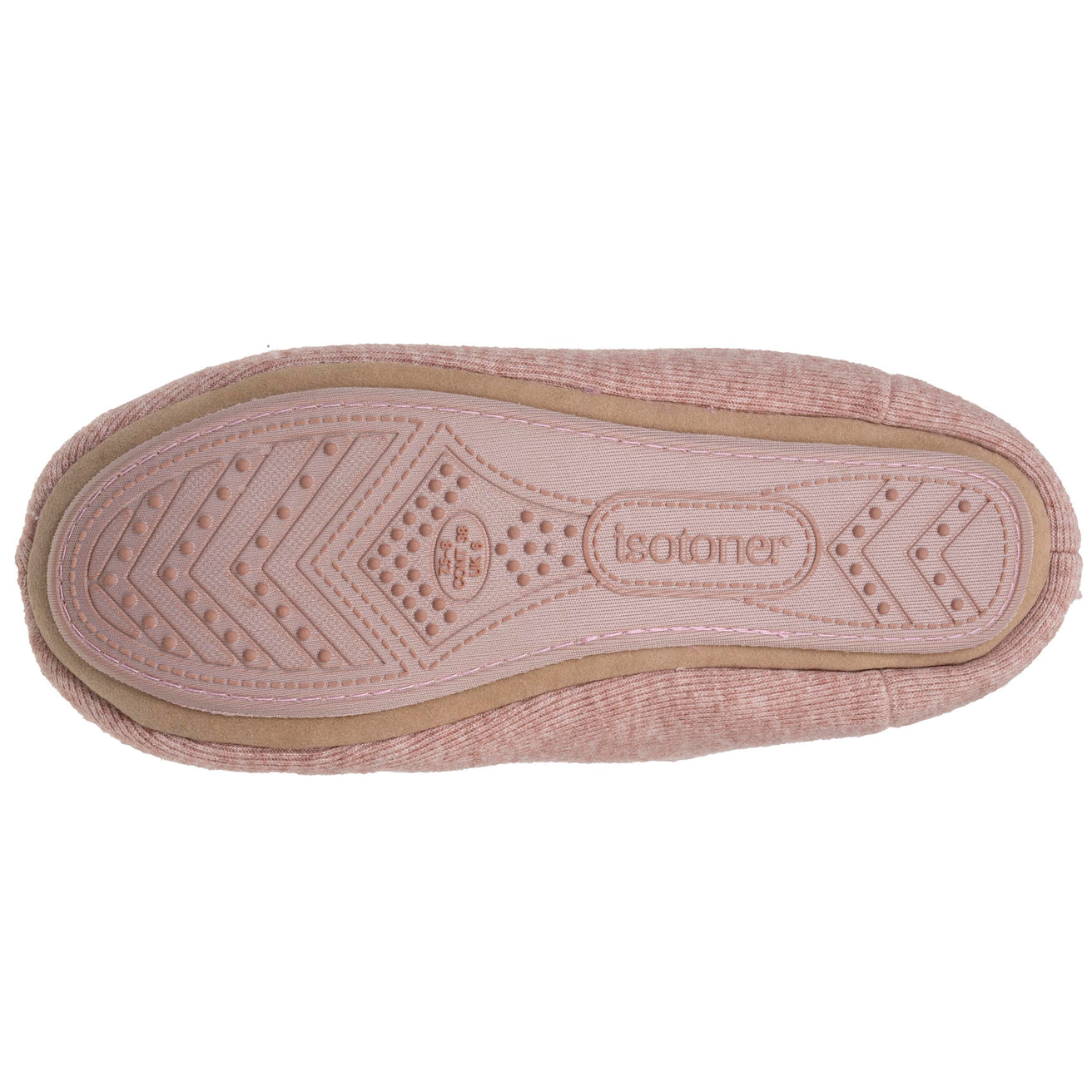 Chaussons bottillons bas Femme Rose chiné