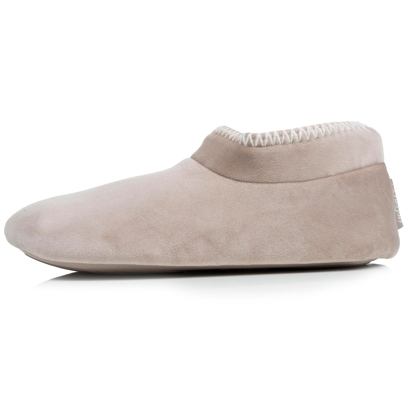 Chaussons bottillons Femme Beige
