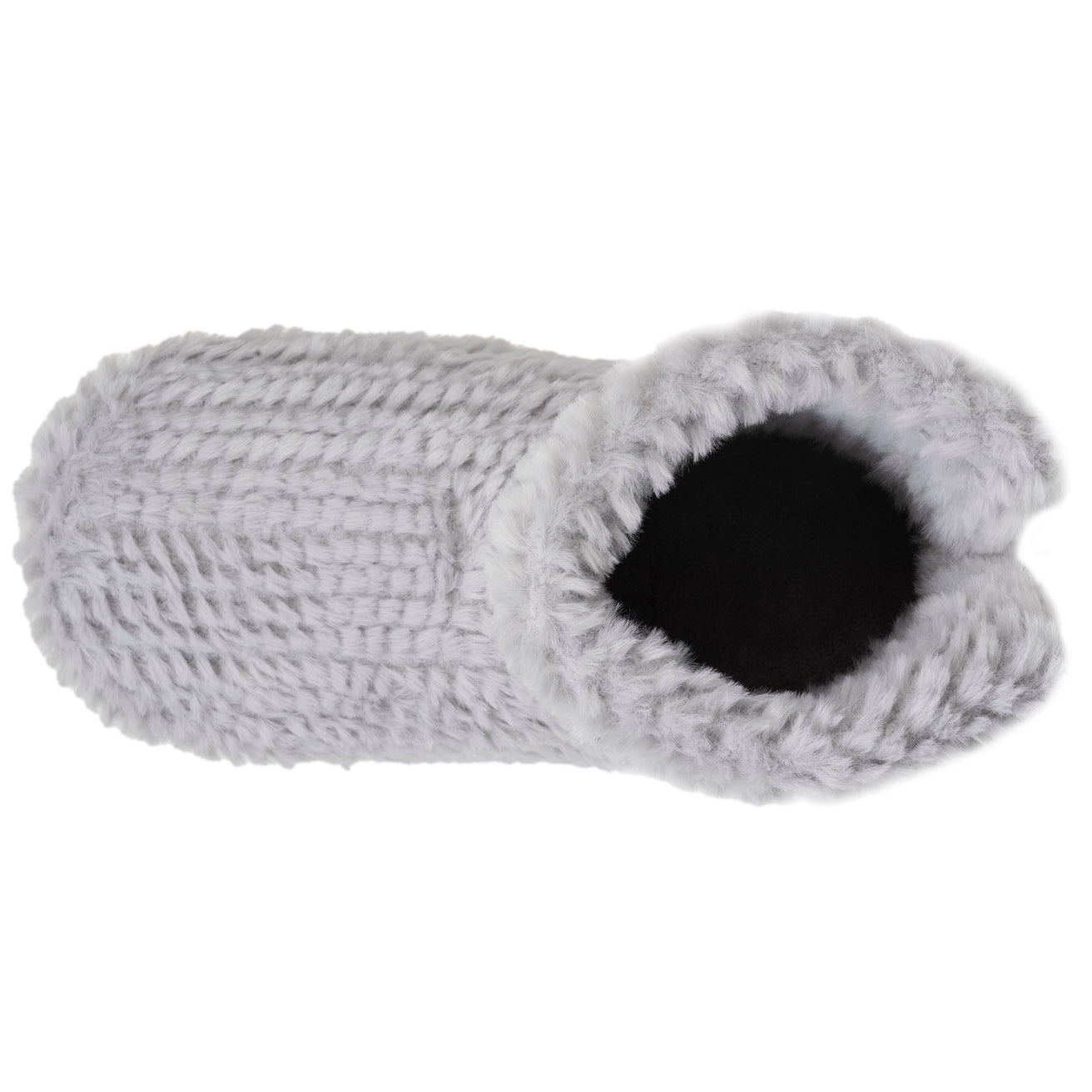 Chaussons bottillons Femme Gris texturé