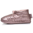 Chaussons bottillons Fille Rose métallisé