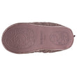 Chaussons bottillons Fille Rose métallisé