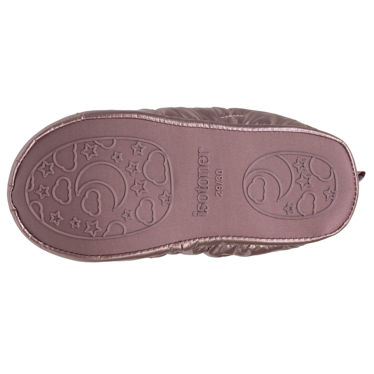 Chaussons bottillons Fille Rose métallisé