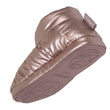 Chaussons bottillons Fille Rose métallisé